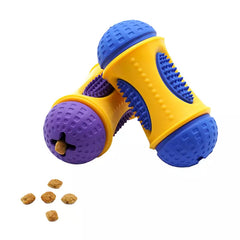 Paw some Treat Dispenser: Interactive Rubber Chewer Toy for Dogs