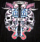 Wholesale SMOKE EM IF YOU GOT EM CLOTH 45 INCH WALL BANNER / FLAG  (Sold by the piece) -* CLOSEOUT ONLY $2.95 EA