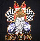 Wholesale HEAD HUNTER COLORED 45 INCH WALL BANNER / FLAG  (Sold by the piece) -* CLOSEOUT ONLY 1.95 EA