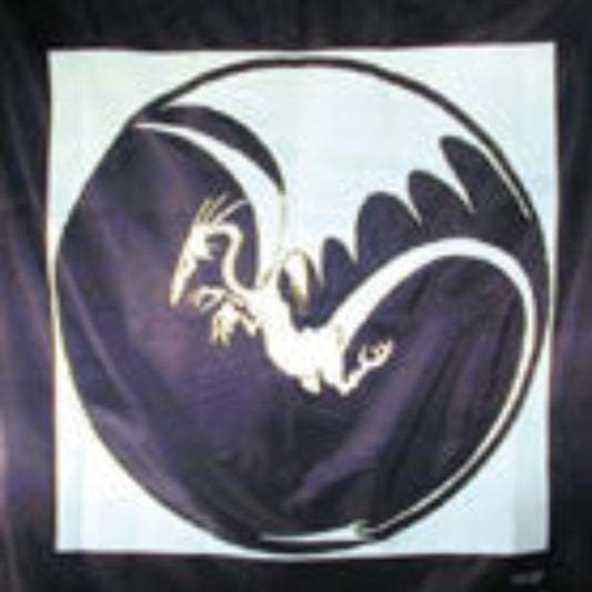 Wholesale 45-Inch Wall Banner or Flag - Flying Dragon in Moon (Sold by the piece)
