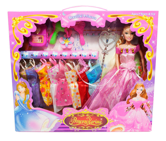 Bulk Buy 14 PC Girls Fashion Doll Closet Play Set Wholesale