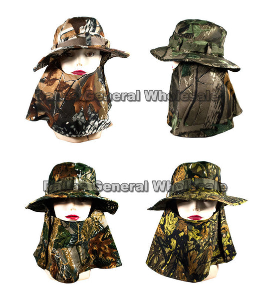 Bulk Buy Hunting Buckets Hats with Cloak Wholesale