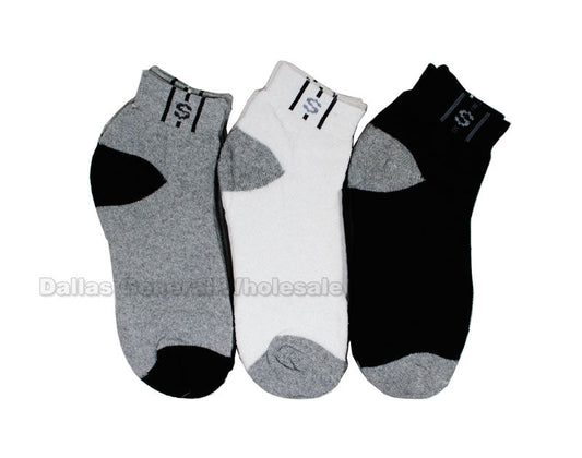 Men's Ankle Cotton Casual Socks Bulk