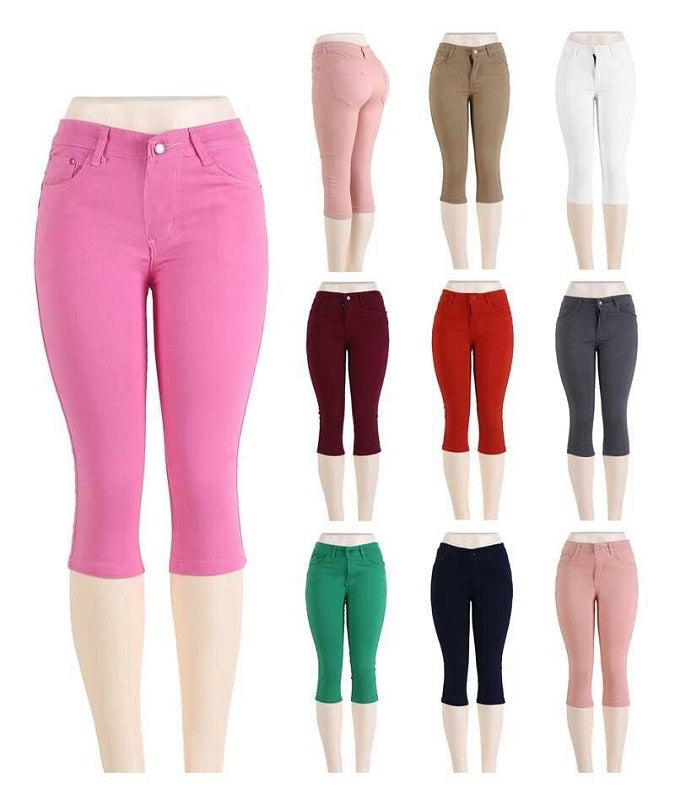 Bulk Ladies Capris Pants Wholesale  - Assorted