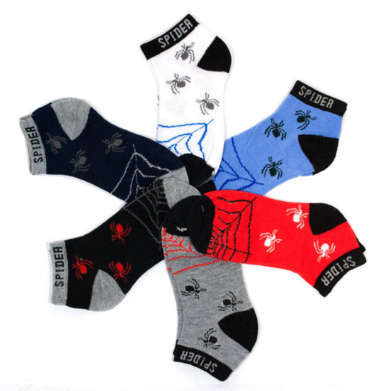 Men's Ankle Wholesale Socks, Size 10-13 In White With Grey - Bulk Case