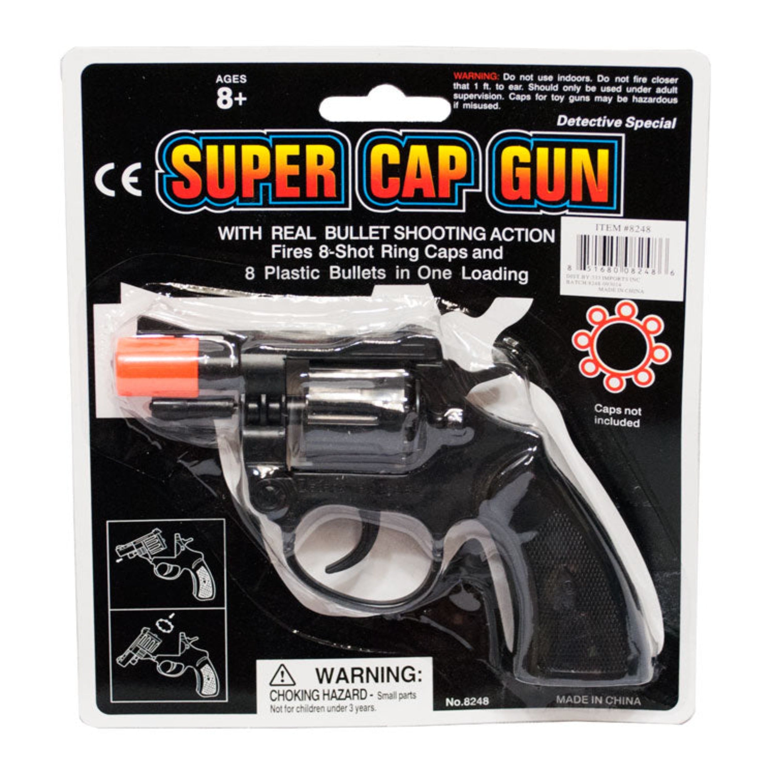 Detective Cap Guns Toy for Kids - Bulk – JSBlueRidge.com Wholesale