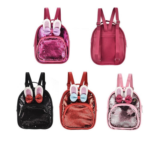 Bulk Buy Girls Rabbit Sequins Backpacks Wholesale