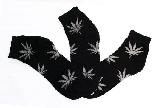 Marijuana Printed Mens Ankle Casual Socks