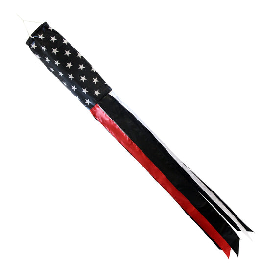 Wholesale USA Fire Dept Thin Red Line Fighter Hanging Home Decoration - Assorted (Sold By Dozen )