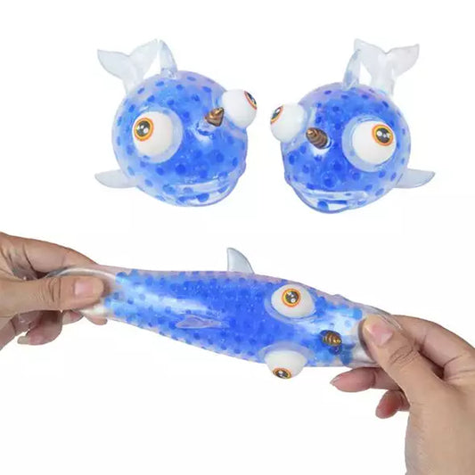 Unicorn Water Beads Fish Squeeze Toy 