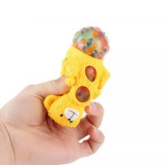 Squeeze and Squish with our Water Beads Filled Bear Squishy Fidget Toy