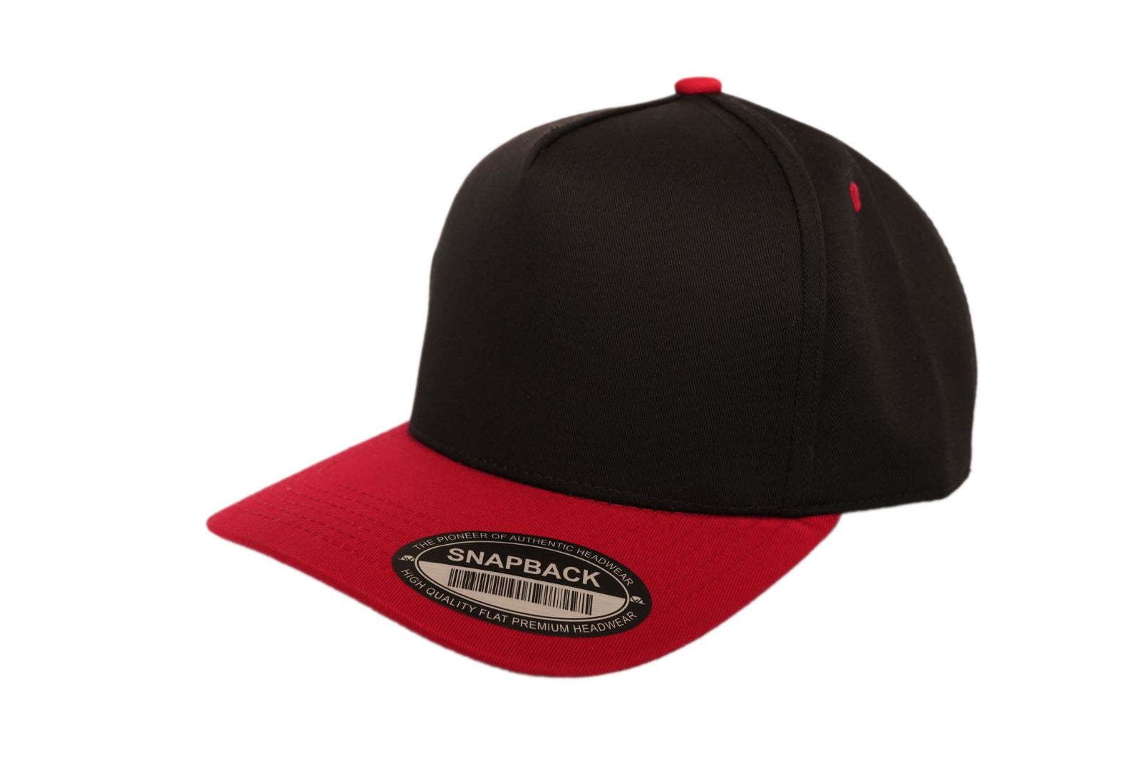 KIDS Jr. Snapback Blank Hats Wholesale - Two Tone - Red