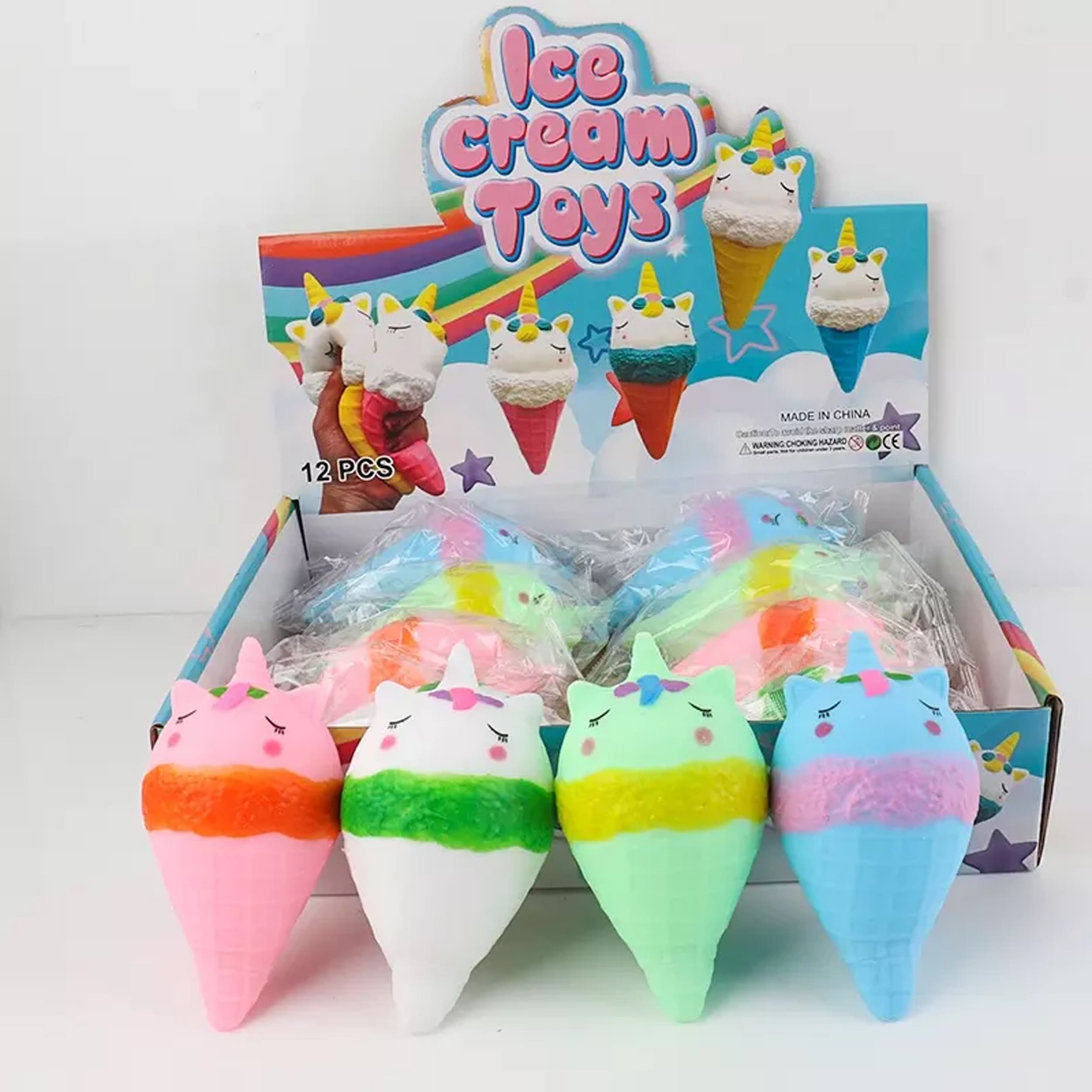 Ice Cream Shaped Squishy Toy