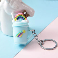 Ice Cream Cup Shaped Keychains