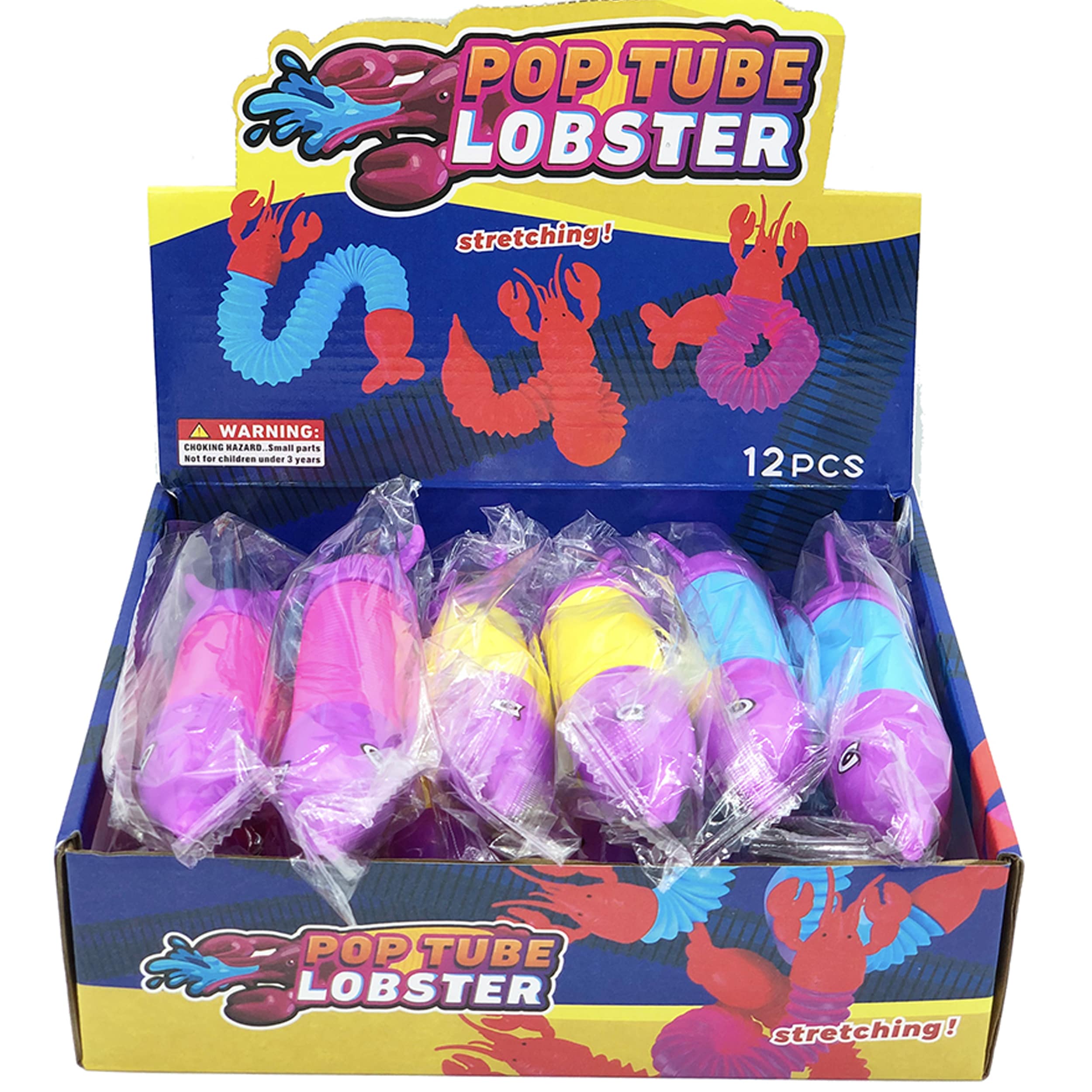 Fun and Educational Lobster Pop Tube For Kids - Assorted