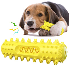 Teeth Cleaning Rubber Squeak Dog Toy