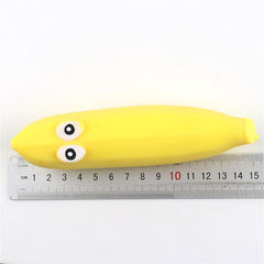 Add a Fun Twist to Your Fidget Collection with the Yellow Banana Sand Filled Fidget Toy