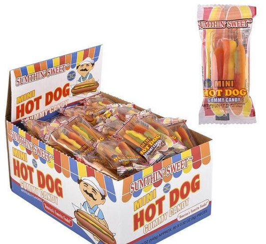 Buy SUMTHIN SWEET GUMMY HOT DOG 60CT in Bulk
