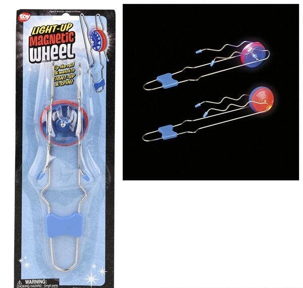 Buy LIGHT-UP MAGNETIC WHEEL 10.25" - BLISTER CARDED in Bulk