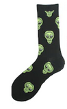 Wholesale ALIEN HEAD  Unisex Crew Socks