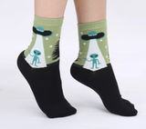 Wholesale ALIEN ABDUCTION Unisex Crew Socks