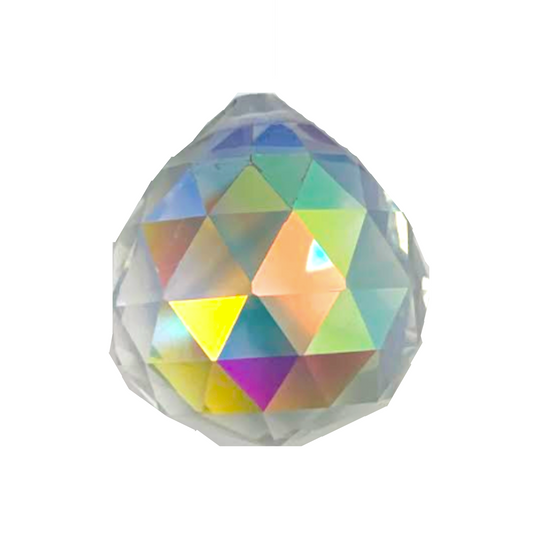 Buy 30mm CLEAR GLASS CRYSTAL PRISM RAINBOW LIGHT BALL (sold by piece or dozen)Bulk Price
