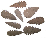 Wholesale SERRATED HICKORYITE STONE LARGE 2 TO 3 INCH ARROWHEADS ( sold by the dozen OR bag of 100 pieces )