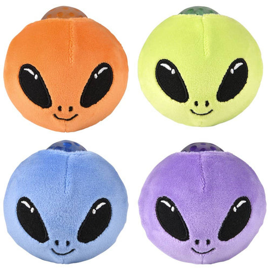Buy 3" Alien Squeezy Bead Plush Ball in Bulk