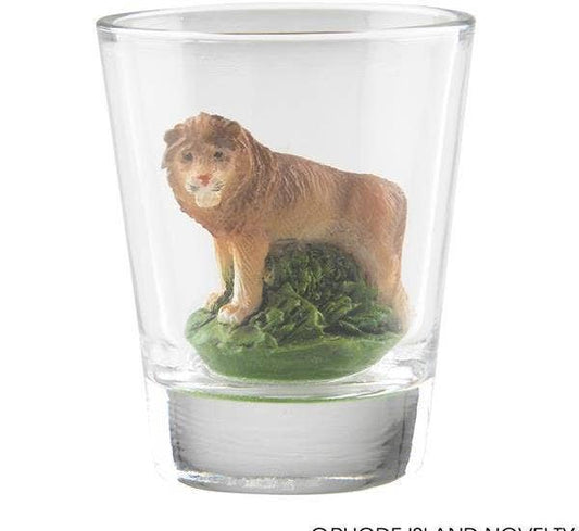 Buy LION DECORATIVE SHOT GLASS in Bulk