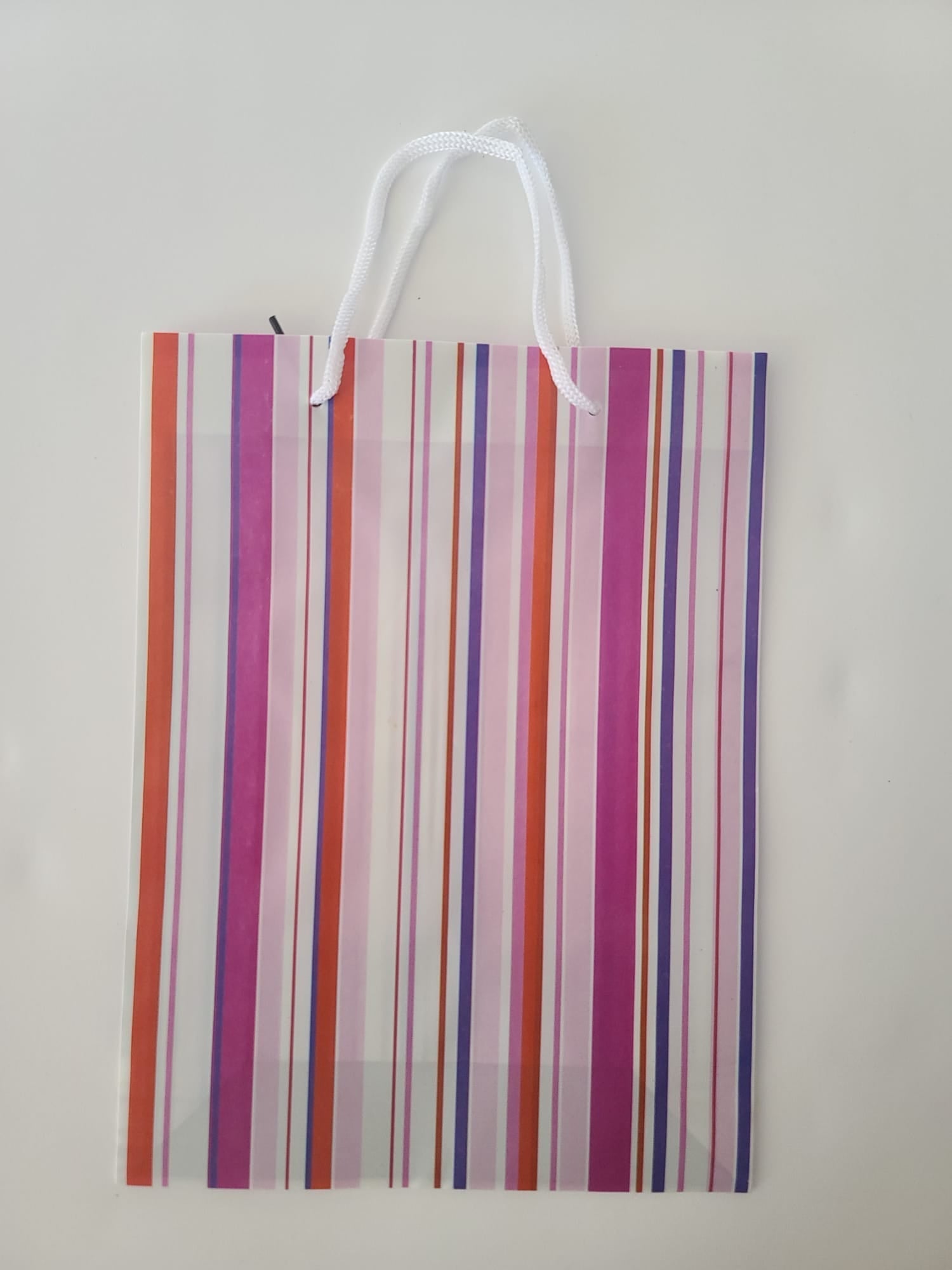 Multicolor Printed Paper Handles Bag