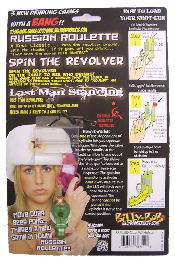 Russian Roulette Revolver Drinking Game