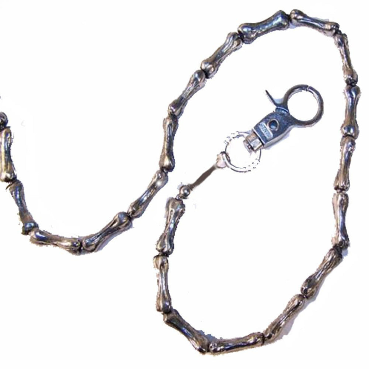 Heavy Linked Bones Metal 29-Inch Chain with Clip - (Set of 3)