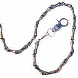 Heavy Linked Bones Metal 29-Inch Chain with Clip (Set of 3)