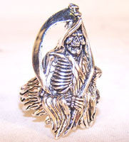 Wholesale GRIM REAPER SICKLE BIKER RING (Sold by the piece) *