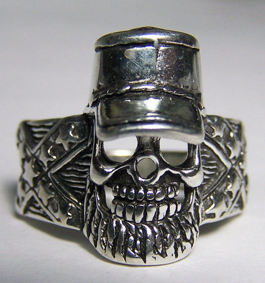 Wholesale BEARDED CIVIL WAR SOLDIER BIKER RING (Sold by the piece) *