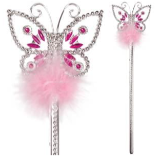 Wholesale JEWEL & FEATHER BUTTERFLY WANDS ** attach label (Sold by the piece or dozen)