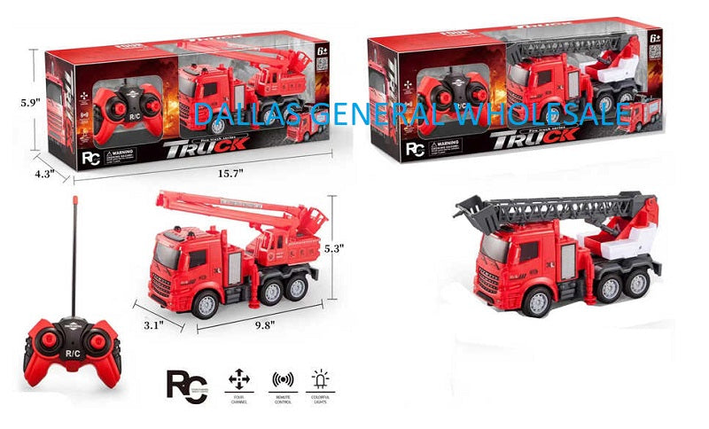 Toy R/C Transform Fire Trucks Wholesale MOQ -3 pcs
