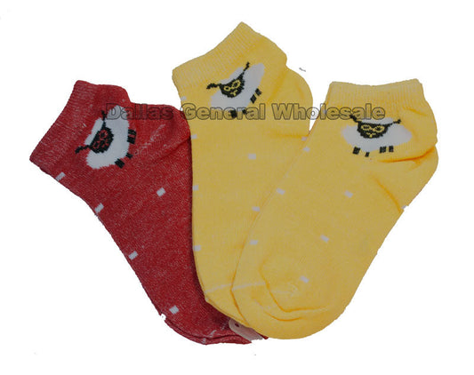Unisex Solid Color Sheep Design Socks