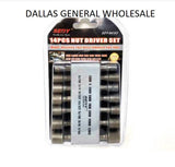 Bulk Buy 14PC Power Nut Driver Set Wholesale