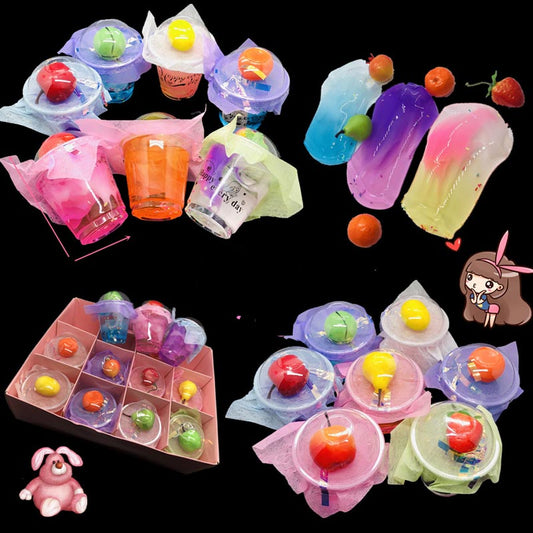 36 Wholesale Large Magic Clay Slimes W/ Confetti - at 