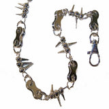 Heavy Linked Bones Metal 29-Inch Chain with Clip (Set of 3)