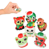 Buy 1.75" Christmas Animal Micro Squish Assortment in Bulk