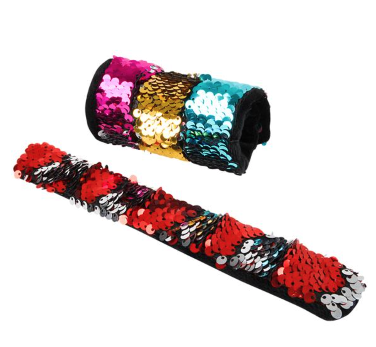 Buy FLIP SEQUIN SLAP BRACELET 9" in Bulk