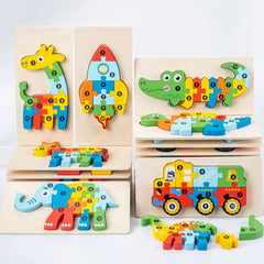 Unleash Your Child's Creativity With Wooden Board 3D Puzzle Mystery Game For Kids