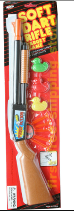Wholesale 19" Soft Dart Rifle with Duck Targets Play Toy Gun