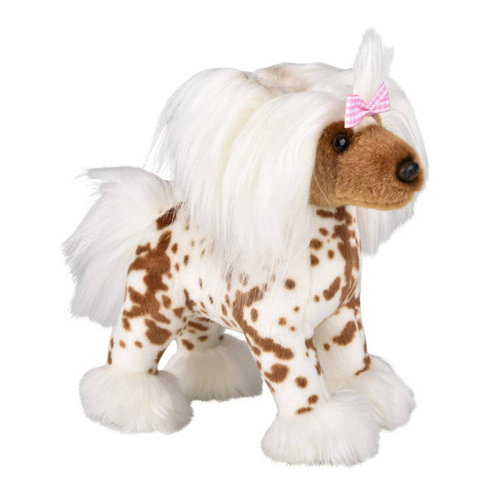 Buy 12" Heirloom Standing Chinese Credted Dog Plush in Bulk