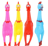 Buy 16.5" SCREECHING CHICKEN ASSORTED COLORS in Bulk