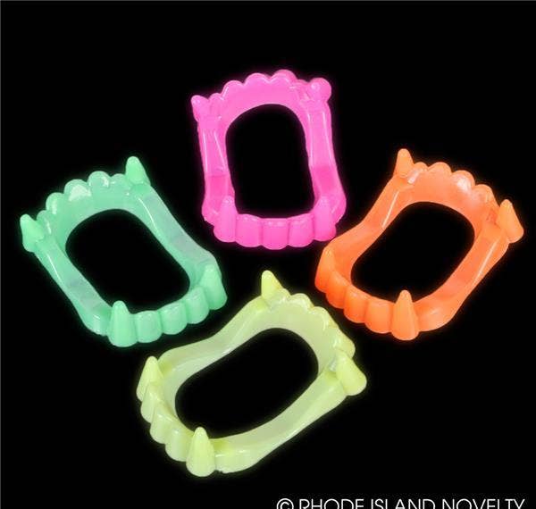 Buy NEON COLORED FANGS in Bulk