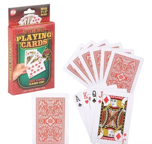 Buy LARGE PLAYING CARDS 3"x 5" in Bulk