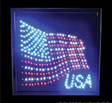 Buy LIGHT-UP USA SIGN 14'X18" in Bulk